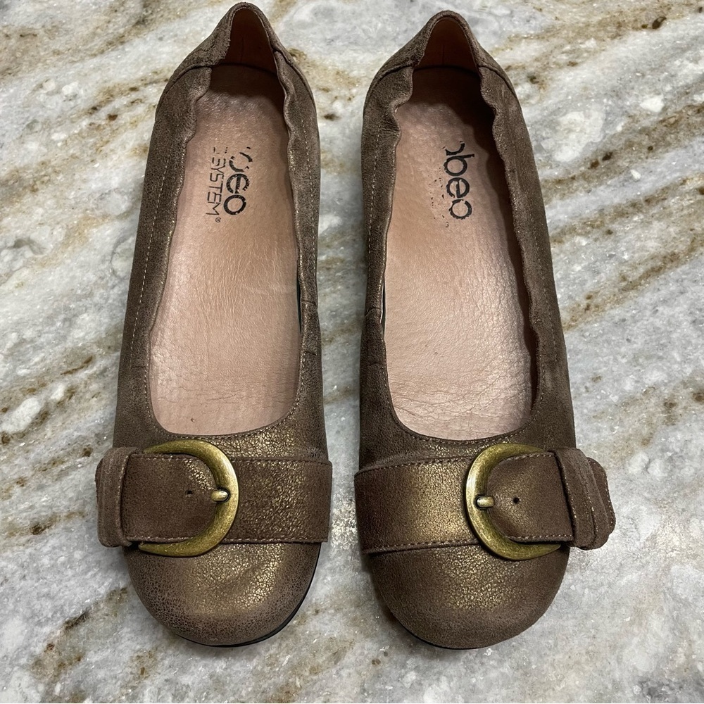 ABEO B.I.O.System Trina Ballerina Support Orthotic Flats Women's Size 7.5N